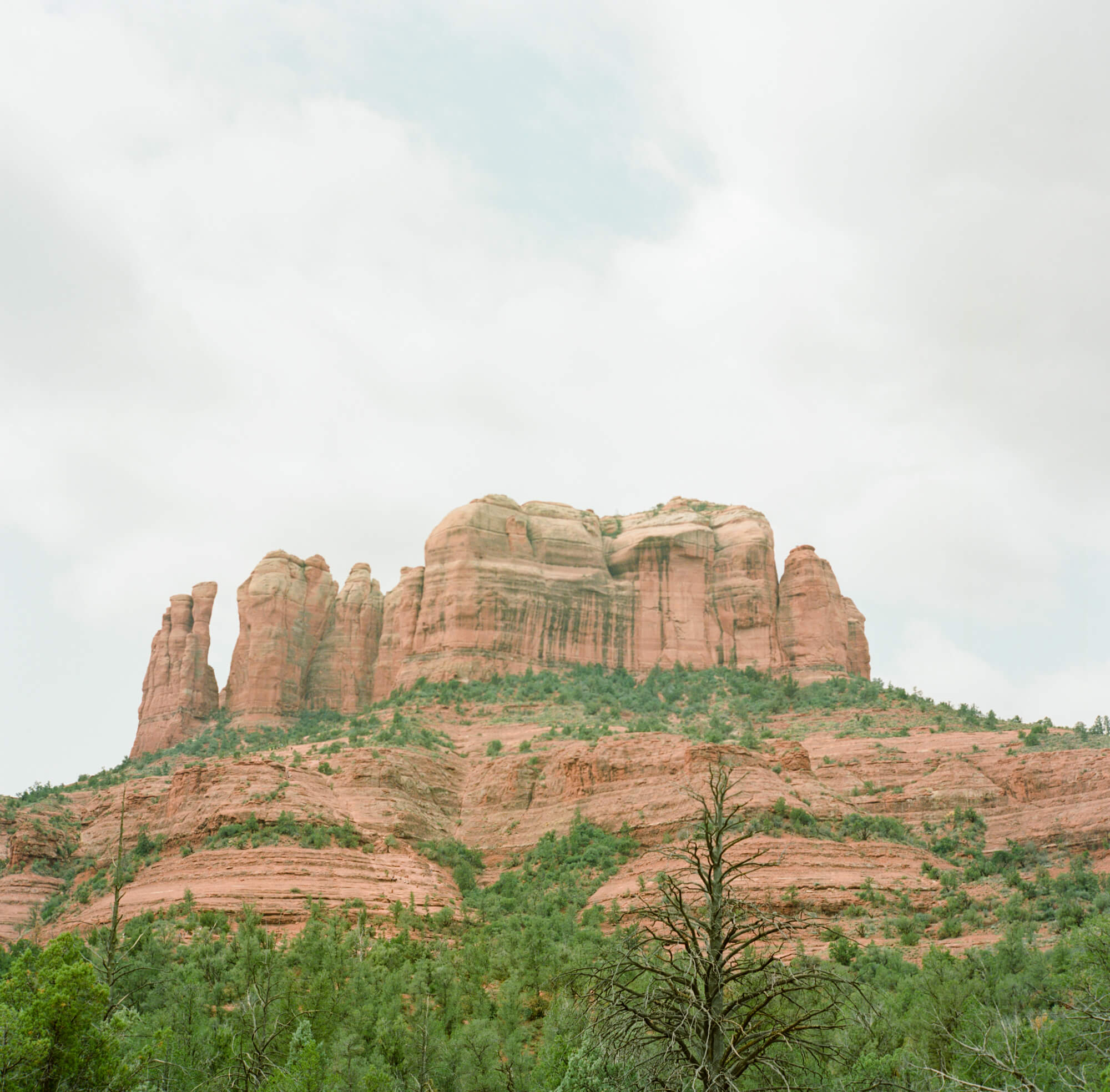 view of cathedral rock in sedona
