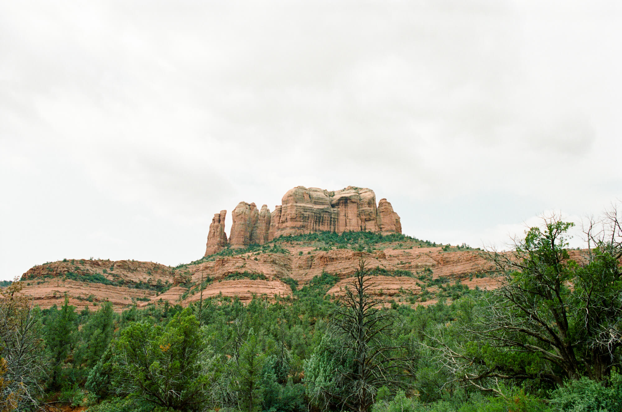 cathedral rock red rock formation in sedona, arizona